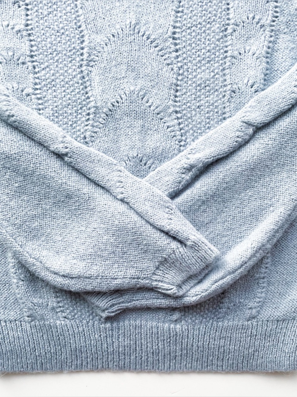 H&M Mockneck Pointelle Knit Sweater - Picture 8 of 9